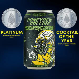 Honeydew Collins - LiveWire - canned cocktail - bottled cocktail - ready to drink cocktail