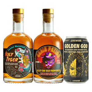 Whiskey Lover's Variety Pack - LiveWire - canned cocktail - bottled cocktail - ready to drink cocktail